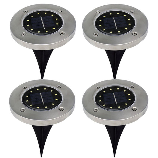 Luz Solar Subterránea de 12 LED para Jardín - Image 15