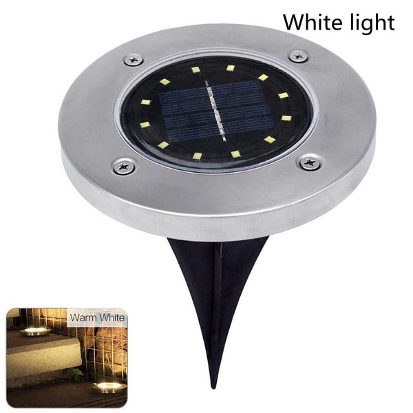 Luz Solar Subterránea de 12 LED para Jardín - Image 5
