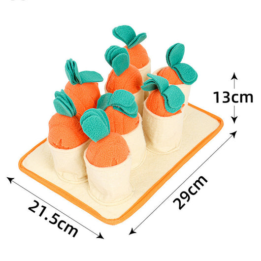 Juguete Interactivo de Zanahoria para Perros - Puzzle Masticable con Dispensador de Premios - Image 3