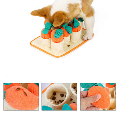 Juguete Interactivo de Zanahoria para Perros - Puzzle Masticable con Dispensador de Premios - Image 2