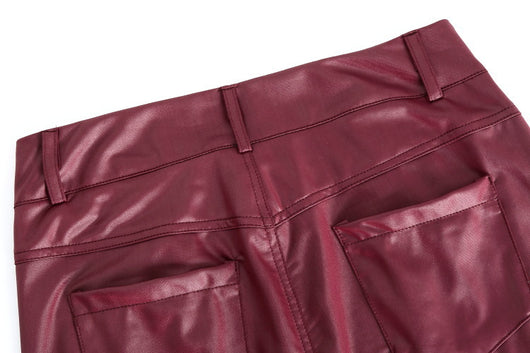 Pantalones Casuales Ajustados de Color Liso para Mujer - Image 10