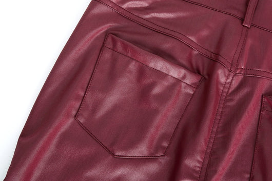 Pantalones Casuales Ajustados de Color Liso para Mujer - Image 5