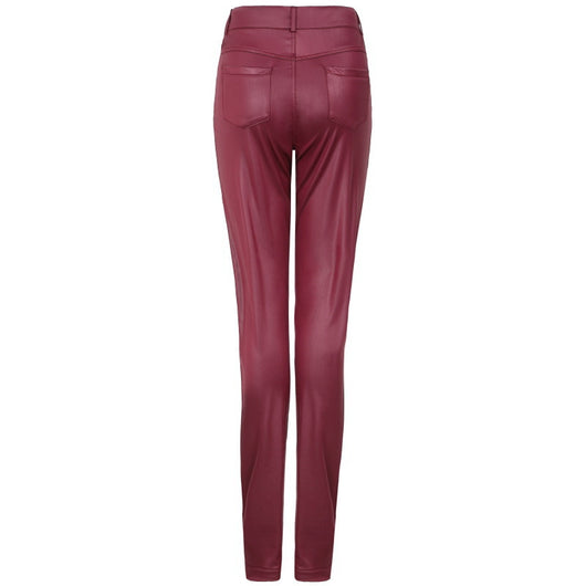 Pantalones Casuales Ajustados de Color Liso para Mujer - Image 8