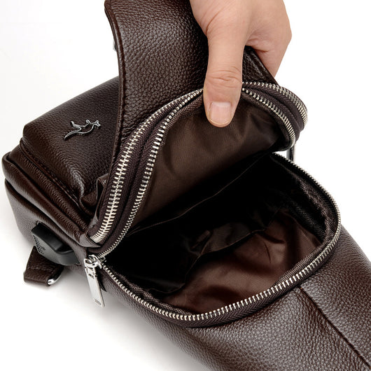 Bolsa Bandolera Casual para Hombre - Mochila Pecho Messenger - Image 6