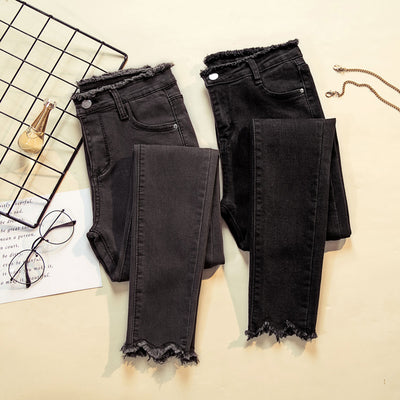 Pantalones Vaqueros Cintura Alta Elástica para Mujer - Image 14