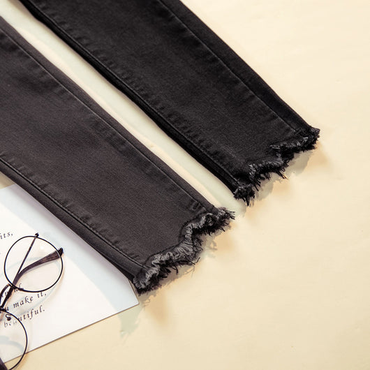 Pantalones Vaqueros Cintura Alta Elástica para Mujer - Image 10