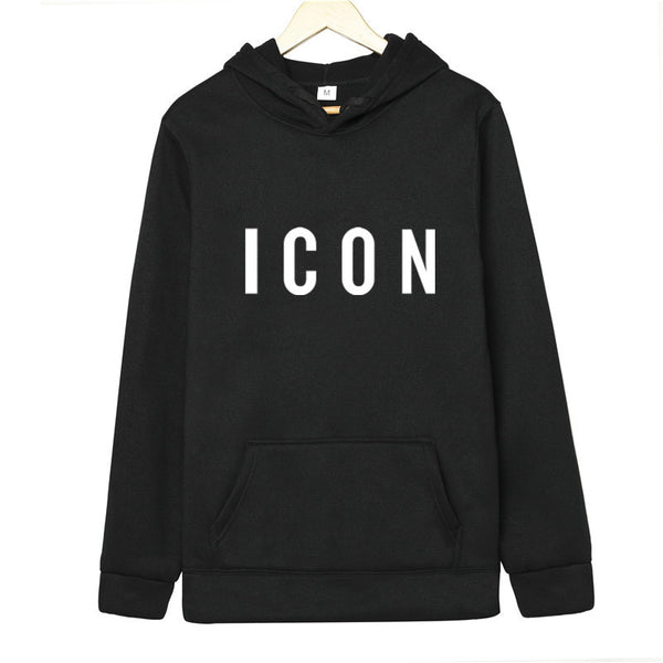 Sudadera Hoodie de Forro Polar con Estilo Trendy Icon