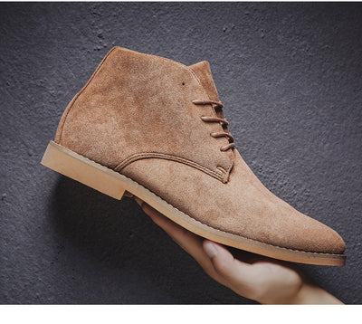 Botas de Cuero para Hombre con Punta Afilada - Estilo Británico Elegante - Image 5