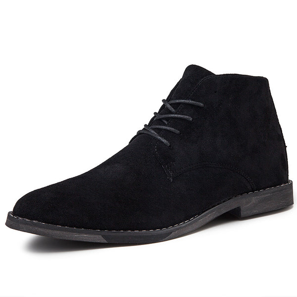 Botas de Cuero para Hombre con Punta Afilada - Estilo Británico Elegante