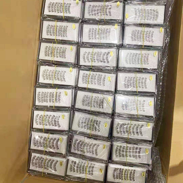 Juego de 5 Pestañas Postizas Magnéticas Largas y Voluminosas