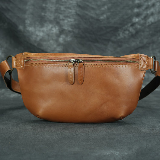 Bolsa de Pecho Retro Cuero Crazy Horse - Estilo Vintage - Image 12