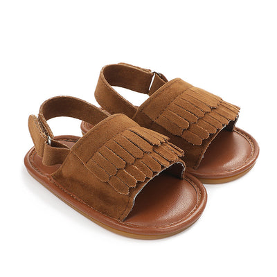 Sandalias Infantiles con Flecos PU para Bebé Niña 0-18 Meses - Image 5