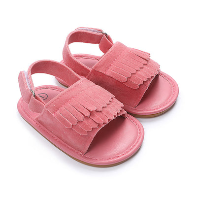 Sandalias Infantiles con Flecos PU para Bebé Niña 0-18 Meses - Image 2