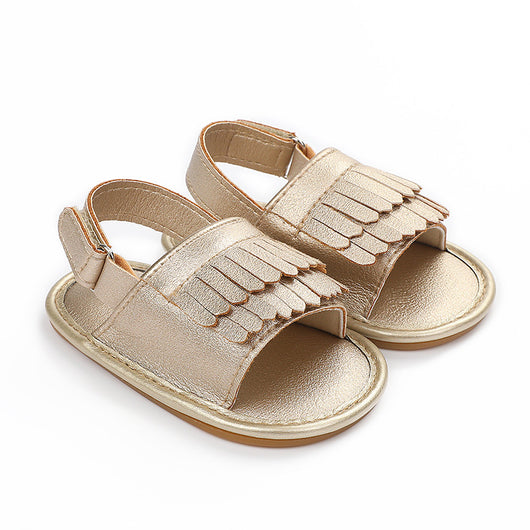 Sandalias Infantiles con Flecos PU para Bebé Niña 0-18 Meses - Image 3