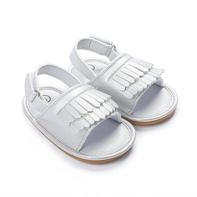 Sandalias Infantiles con Flecos PU para Bebé Niña 0-18 Meses - Image 4