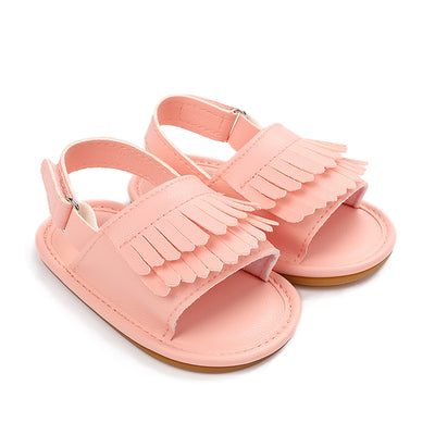 Sandalias Infantiles con Flecos PU para Bebé Niña 0-18 Meses - Image 7