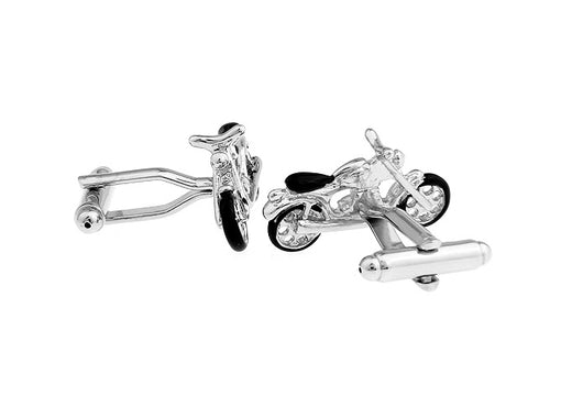 Gemelos Motocicleta Francesa Acabado Negro Brillante - Image 7