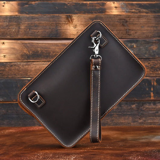 Bolsa Mensajera de Cuero Genuino Estilo Retro Vintage - Image 8