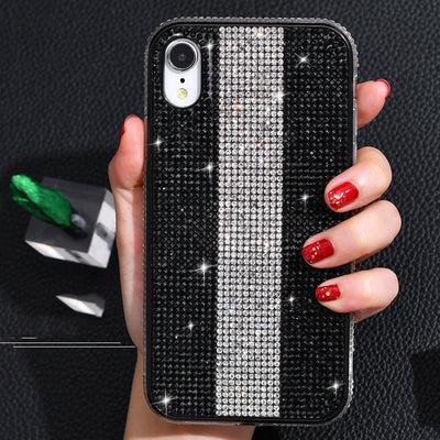 Funda para iPhone con Cristales Brillantes Resistente y Elegante