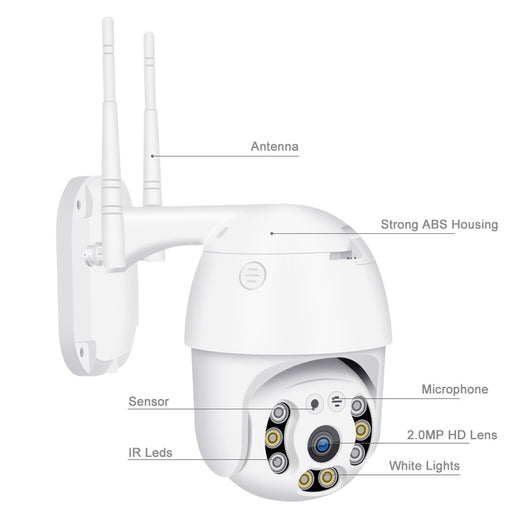 Cámara de Vigilancia Exterior Tuy2.5 WiFi Impermeable con Visión Nocturna - Image 10