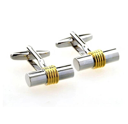 Gemelos de Acero Inoxidable para Camisas de Puño Francés