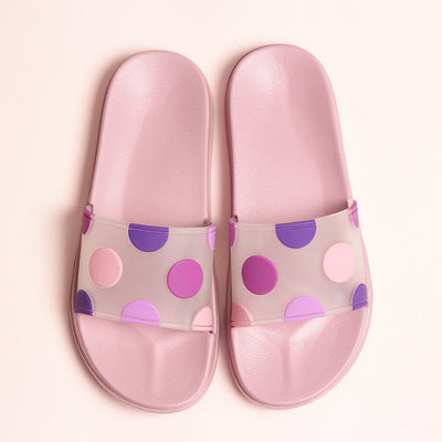 Pantuflas Transparentes con Lunares y Diseño Infantil Antideslizantes - Image 5