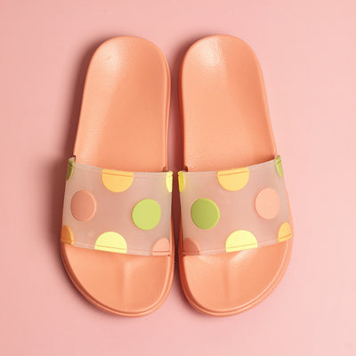 Pantuflas Transparentes con Lunares y Diseño Infantil Antideslizantes - Image 7