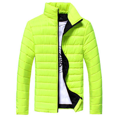 Chaqueta Acolchada para Hombre con Corte Slim y Cuello Alto - Image 18