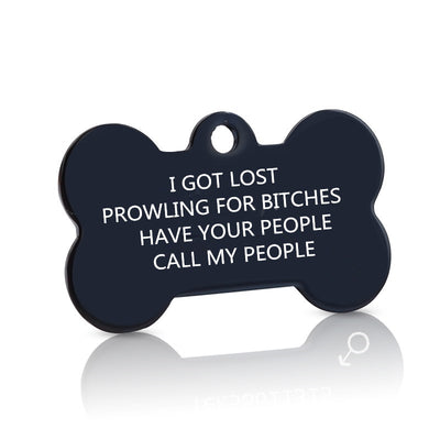 Placa de Identificación Personalizada para Mascotas - Collar con Grabado Gratuito
