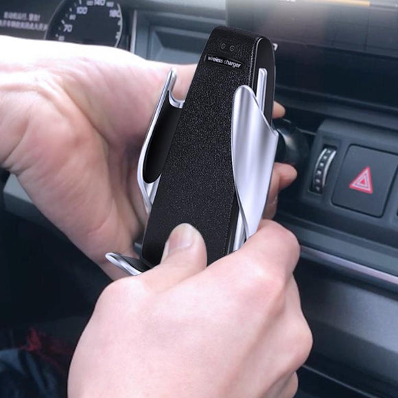 Cargador Inalámbrico para Auto 10W con Soporte Magnético S5
