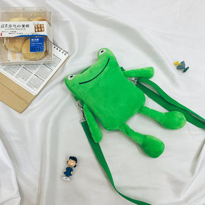 Bolsa Bandolera Infantil Rana Peluche - Cartera Compacta para Teléfono - Image 8