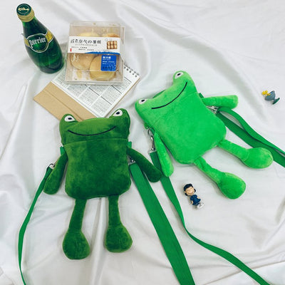 Bolsa Bandolera Infantil Rana Peluche - Cartera Compacta para Teléfono - Image 5