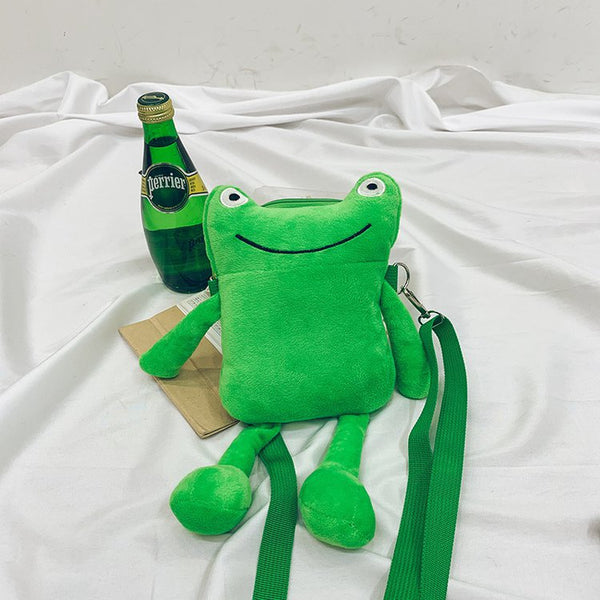 Bolsa Bandolera Infantil Rana Peluche - Cartera Compacta para Teléfono - Image 6