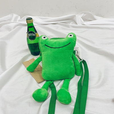 Bolsa Bandolera Infantil Rana Peluche - Cartera Compacta para Teléfono - Image 6