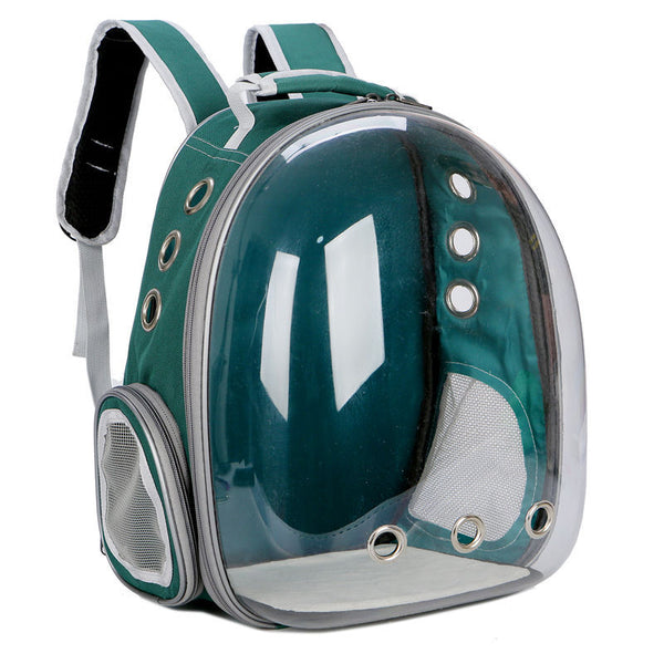 Mochila de Viaje para Mascotas con Bolsa Espacial y Compartimento Frontal