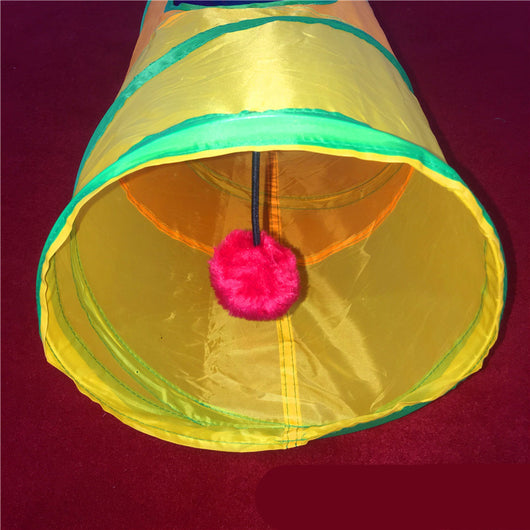 Túnel Arcoíris para Gatos con Estructura de Escalada Multicolor - Image 7