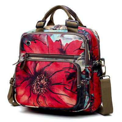 Bolso Multiusos con Diseño de Contraste y Doble Compartimiento