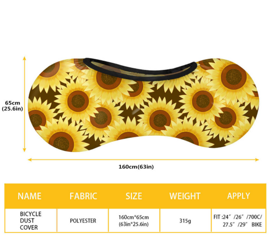 Funda Protectora Antipolvo para Ruedas y Marco de Bicicleta - Image 15