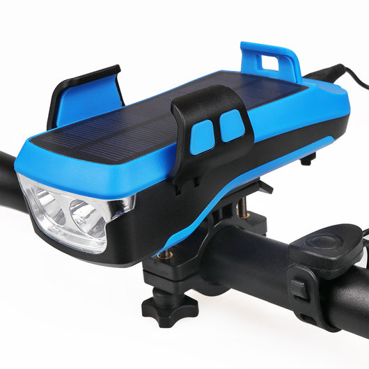 Luz Delantera Multifunción 4 en 1 para Bicicleta con Linterna, Bocina, Power Bank y Soporte - Image 6