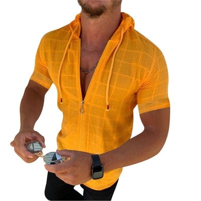 Playera Deportiva con Capucha y Cierre para Hombre - Image 7