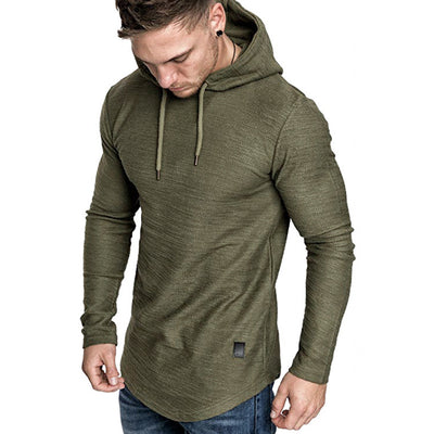 Sudadera con Capucha Básica de Color Sólido - Estilo Europeo Moderno - Image 6