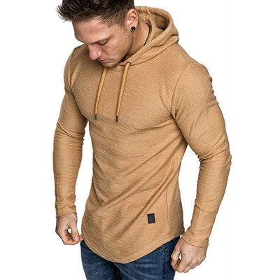 Sudadera con Capucha Básica de Color Sólido - Estilo Europeo Moderno - Image 5