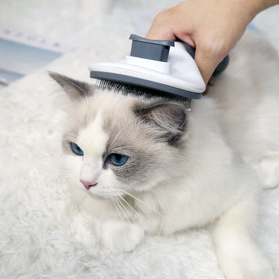 Peine Deslanador Automático para Perros y Gatos - Acero Inoxidable - Image 3