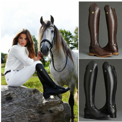 Botas Ecuestres Altas de Cuero Suave para Mujer - Image 5