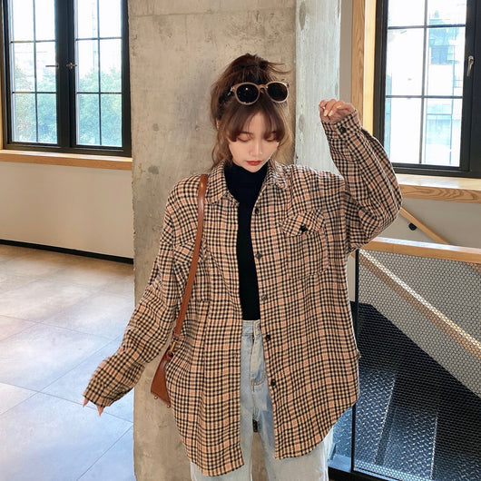 Chaqueta Suelta y Versátil de Lana Cepillada para Mujer - Image 10