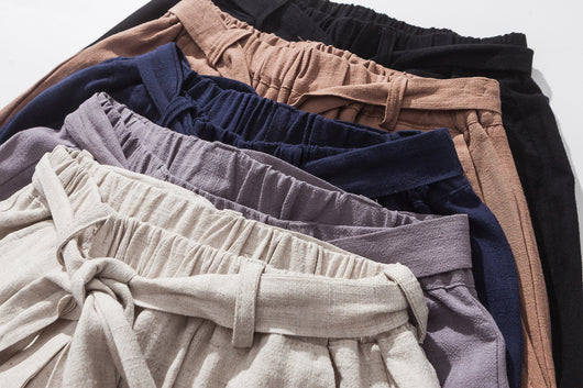 Pantalones Casuales Estilo Japonés Talla Grande para Hombre - Image 13
