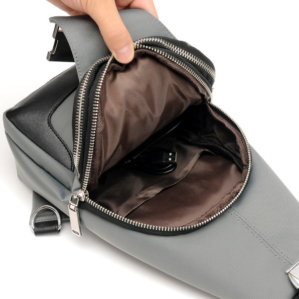 Bolsa de Pecho para Ciclismo y Viajes - Bandolera Casual para Hombre
