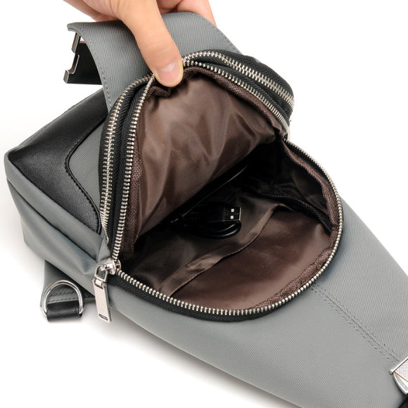 Bolsa de Pecho para Ciclismo y Viajes - Bandolera Casual para Hombre