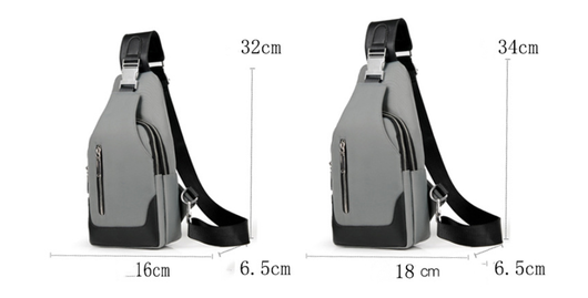 Bolsa de Pecho para Ciclismo y Viajes - Bandolera Casual para Hombre - Image 6