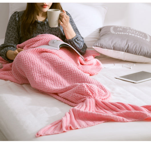 Manta Cola de Sirena Tejida a Crochet para Niños - Image 10